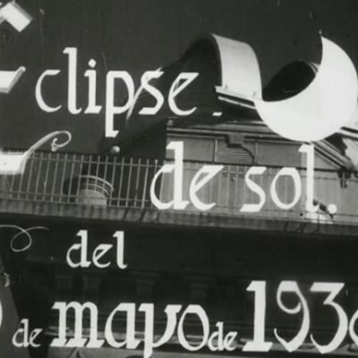 fotograma de la película Eclipse solar de 1938