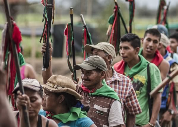 Imagen destacada de la película Sangre y tierra – resistencia indígena en el Norte del Cauca