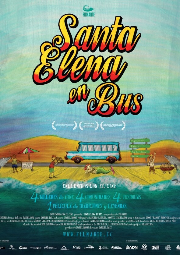 Afiche Santa Elena en bus