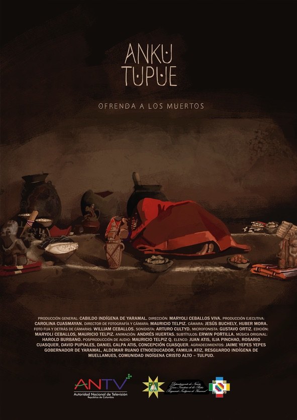 Afiche Anku Tupue: ofrenda a los muertos