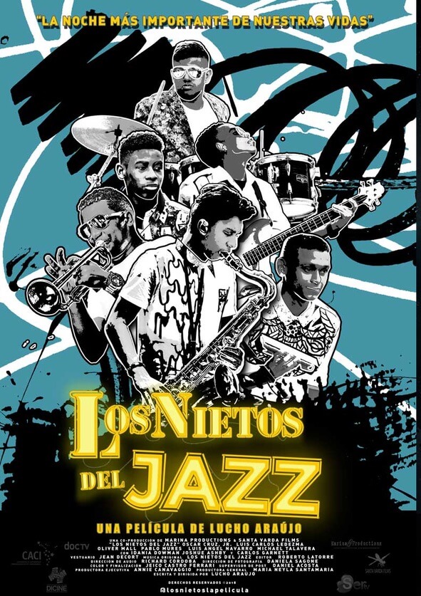 Afiche Los nietos del jazz