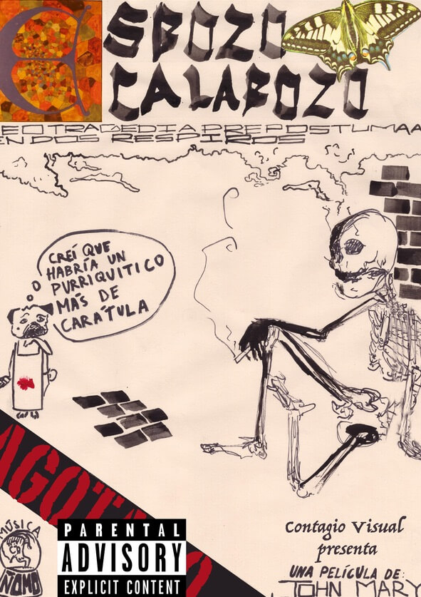 Afiche Esbozo e’ Calabozo: neo-tragedia pre póstuma en dos respiros