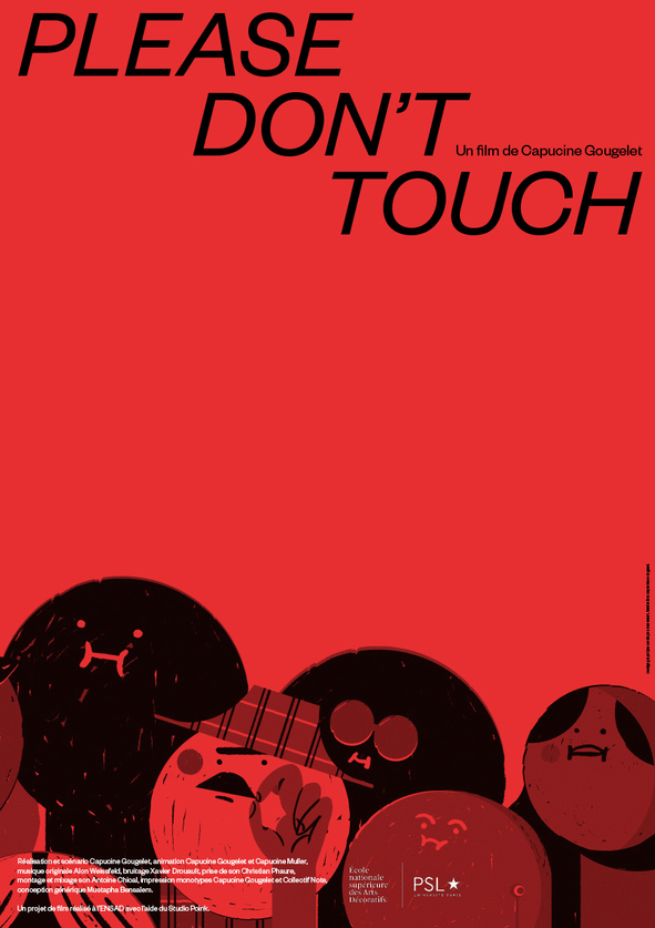 Afiche Please don’t touch