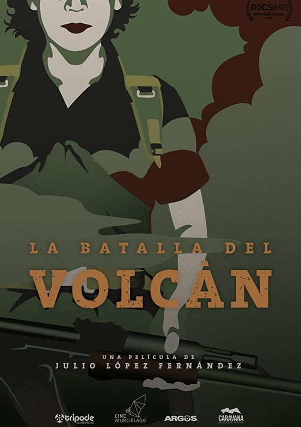 Afiche La batalla del volcán