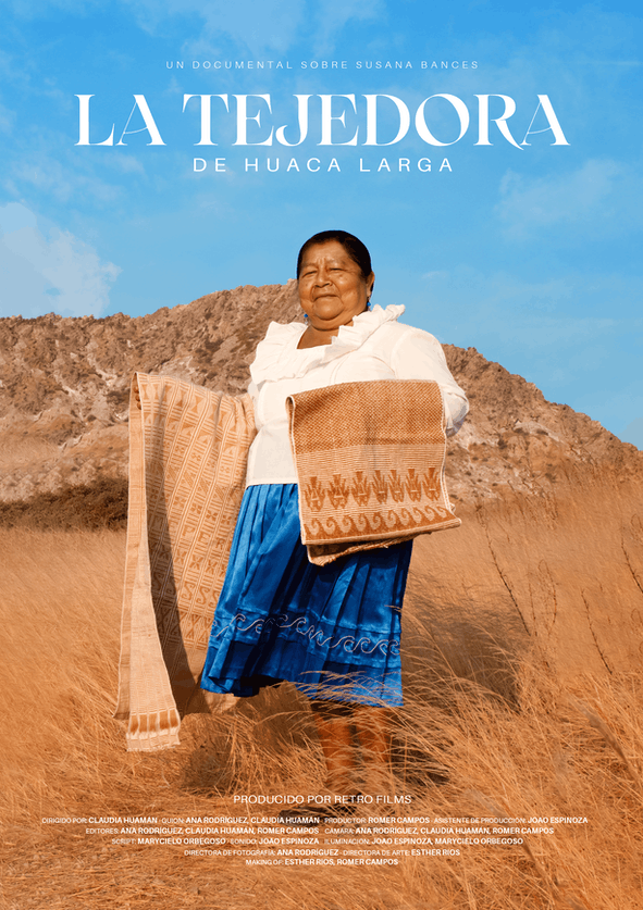 Afiche La tejedora de Huaca Larga