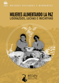 Afiche Mujeres alimentando la paz