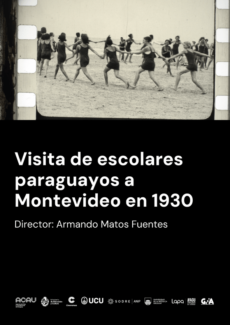 Afiche Visita de escolares paraguayos a Montevideo en 1930