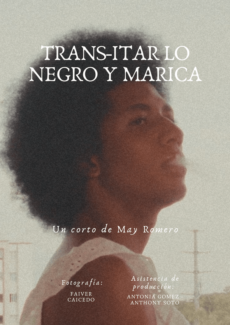 Afiche Trans-itar lo negro y marica