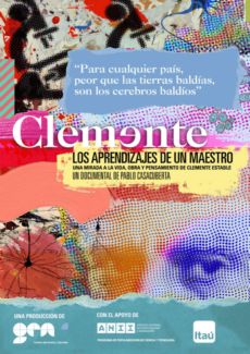 Afiche Clemente. Los aprendizajes de un maestro