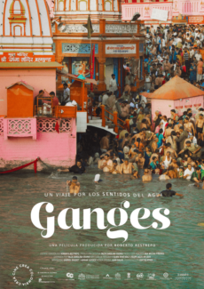 Afiche Ganges, un viaje por los sentidos del agua